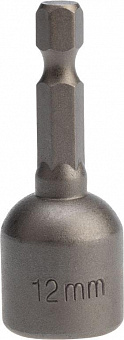 KRANZ (KR-92-0403) Ключ-насадка 12х48 мм, 1/4 магнитная (упак. 20 шт.) ключ-насадка