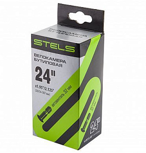 STELS Велокамера STELS/CHAO YANG 24"x1.95"/2.125" автовентиль, в инд. упаковке 650012 LU052257 Велокамера