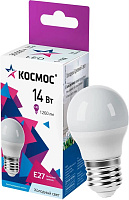 КОСМОС LkecLED14wGL45E2765 14W/E27/6500K Лампа светодиодная
