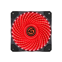 GINZZU LED 12LR33 (красный) (17614) Вентилятор