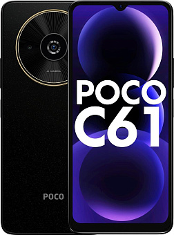 XIAOMI Poco C61 X60846 4/128Gb Black Смартфон