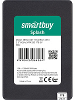 SMARTBUY (SBSSD-001TT-MX902-25S3) 2,5" SSD splash 1tb tlc sata3 Накопитель