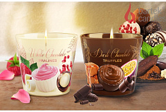 BARTEK Шоколадный рай (Chocolate Paradise) 115гр в стакане Свеча