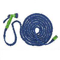 СИБРТЕХ Набор поливочный, растягивающийся шланг 15м, 7-реж пистолет, соед., адаптер 67544 Набор поливочный