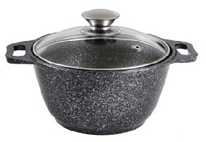 KUKMARA КМТ42а 4,0л Темный мрамор Кастрюля
