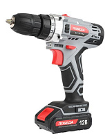 ПОБЕДА 180201648 ДА-12/1Ли Дрель-шуруповерт аккумуляторная Дрель-шуруповерт ПОБЕДА 180201648 ДА-12/1Ли Дрель-шуруповерт аккумуляторная