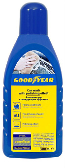 GOODYEAR GY000800 с полирующим эффектом, пластиковая бутылка 500мл Автошампунь