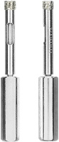 MATRIX Сверло алмазное по керамограниту, 6 х 67 мм, 3-гранный хвостовик 2 шт.//