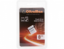 OLTRAMAX 8GB Mini 50 белый [OM008GB-mini-50-W] USB флэш-накопитель