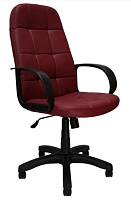 ЯрКресло Кресло Кр45 ТГ ПЛАСТ ЭКО8 (экокожа бордо) Кресло компьютерное