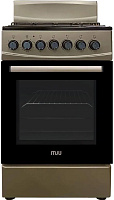 MIU UNO 51Р серая Газоэлектрическая плита MIU UNO 51Р серая