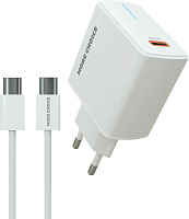 MORE CHOICE (4610196408915) NC60a 1USB-C 3.0A PD 20W быстрая зарядка для Type-C White СЗУ