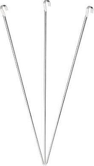 ECOS Набор шампуров 560*10*0,7мм, угловой, без витка, 3шт. 999716 Набор шампуров