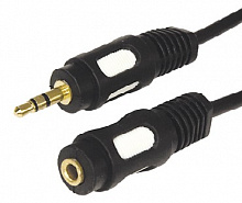 REXANT (17-4016) Шнур 3.5 Stereo Plug - 3.5 Stereo Jack 5М (GOLD) (2) Аудиокабель