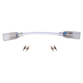 ECOLA SCVN14ESB LED STRIP 220V CONNECTOR гибкий соединитель лента-лента 2-х конт с разъемами для ленты IP68 14X7 аксессуары для светильников