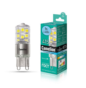 CAMELION LED5-G9-NF/845/G9 (Эл.лампа светодиодная 5Вт 220В) Лампа