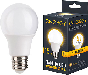 ENERGY LED А60-15-E27-3000 (109310) Лампа светодиодная