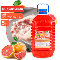CLEAN&GREEN Жидкое мыло "Soapy" Light "Грейпфрут" 5 л. Clean&Green CG8231