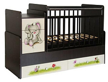 ФЕЯ Кровать детская Фея 1100 Зайчонок, венге-бежевый (2кор) Кровать ФЕЯ Кровать детская Фея 1100 Зайчонок, венге-бежевый (2кор)