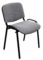 OLSS стул ИЗО В-3 серый обивка - ткань износопрочная, рама окрашенная черной порошковой краской Стул