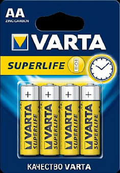 VARTA (02006101414) BL4 R6 SUPER LIFE HEAVY DUTY (2006) (2006113414) Элементы питания