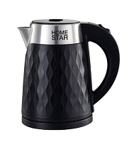HOMESTAR HS-1021 black (1,7л. металл/пластик) Чайник электрический