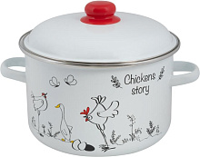 FOOD ATELIER 1RD221М Chickens’stories эмал цил 5,5л Кастрюля