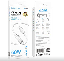 BOROFONE (6941991116407) BX112aa 3.0A 60W Type-C Type-C 1 m белый Кабель