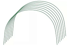 GRINDA 422311-60-85 Дуги для парника проволочные 1,7м, 6шт дуги