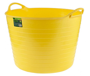 СИБРТЕХ Ведро гибкое сверхпрочное, 40 л, желтое 67507 Ведро
