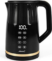 ATLANTA ATH-2536 black (1,7л.металл/пластик) Чайник электрический