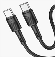 HOCO (6931474770929) X83 Type-C (m) - Type-C (m) 1.0m - черный Кабель