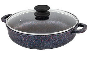 ТРАДИЦИЯ ТС9263 а/пр литая 26см стекл/кр Сапфир Жаровня