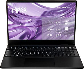 HIPER 15.6 WorkBook U26-15FII5124R8S2WPG Black Ноутбук