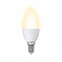 VOLPE (UL-00003796) LED-C37-7W/WW/E14/FR/NR Теплый белый свет 3000K Лампа светодиодная
