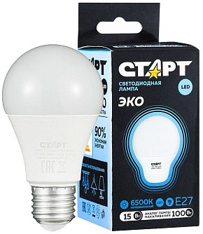 СТАРТ (17286) LEDGLSE27 15W 65 WS Лампа