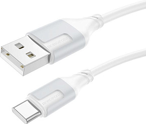 BOROFONE (6941991108280) BX101 USB 3.0A для Type-C White 1 м Кабель