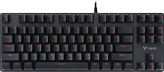 RAPOO V500ALLOY Black Клавиатура проводная