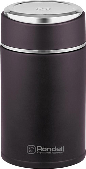 RONDELL Термос для еды Tierno RDS-1661 0.7л. бордовый с чехлом картонная коробка Термос