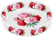 POMI D'ORO P035119 Peonies Блюдо круглое