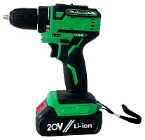 ZITREK Greenpower 20 Pro (20В, Li-ion аккум. 2шт, ЗУ, кейс, бита) 063-4061 Дрель аккумуляторная бесщеточная