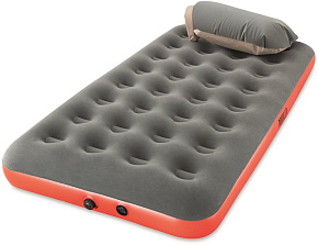BESTWAY Матрас надувной полуторный Twin с насосом-мешком Roll and Relax 188*99*22 см 67619 (006240)
