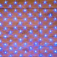 NEON-NIGHT (215-123) ГИРЛЯНДА "СЕТЬ" 1,5Х1,5М, ПР-Й ПВХ, 150 LED СИНИЕ Гирлянда