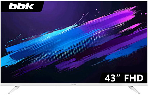 BBK 43LEM-1044/FTS2C белый Телевизор