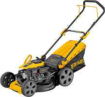 DENZEL Газонокосилка бензиновая GLD-460-K, 150 см3, 46 см, 50 л// Бензиновая газонокосилка DENZEL Газонокосилка бензиновая GLD-460-K, 150 см3, 46 см, 