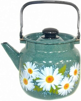 ЛЫСЬВА 2713П2/4Рч Ромашковое поле эмал 3,5л Чайник