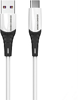 MORE CHOICE (4620202550040) K35aUSB 3.0A для Type-C силикон - 1м White Кабель