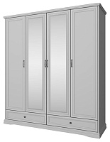 АНРЭКС VALENCIA Шкаф 4DG2S Z. Цвет СЕРЫЙ (8 уп.) Модульная мебель АНРЭКС VALENCIA Шкаф 4DG2S Z. Цвет СЕРЫЙ (8 уп.)