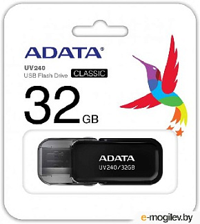 A-DATA 32GB UV240 черный (AUV240-32G-RBK) USB флеш