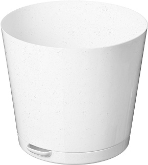 HOMVER Oregano D160мм, 2л с прикорневым поливом (мраморный) 221602433/01 Горшок цветочный HOMVER Oregano D160мм, 2л с прикорневым поливом (мраморный) 